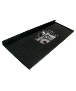 Sobre o produto A Pia De Granito Preto São Gabriel com Cuba de Aço Inox combina elegância e durabilidade. A superfície de granito Preto São Gabriel oferece um toque sofisticado, enquanto a cuba de aço inox proporciona resistência e facilidade de limpeza. Essa combinação é ideal para cozinhas, oferecendo uma estética atraente e funcionalidade prática. [divider] Sobre nós  Bem-vindo ao Atacadão dos Pisos, o destino final para todas as suas necessidades de materiais de construção! Com nossa ampla gama de produtos, ajudamos você a construir a casa dos seus sonhos. Nossa loja tem tudo que você precisa, desde pisos até revestimentos e muito mais. Além disso, com mais de 300 modelos de pisos e revestimentos à sua escolha, você encontra exatamente o que procura para dar o acabamento perfeito à sua casa. Entendemos que o tempo é fundamental quando se trata de projetos de construção. Por isso, oferecemos entrega em até 48 horas dentro do estado do Rio de Janeiro. Dessa forma, você não precisa se preocupar com atrasos ou tempos de espera prolongados. Nós temos você coberto! No Atacadão dos Pisos, também proporcionamos opções de pagamento flexíveis para facilitar sua compra. Você pode pagar em até 10 vezes sem juros, permitindo que você se concentre na construção da sua casa sem se preocupar com o encargo financeiro. Queremos fazer parte da sua felicidade, ajudando na construção da casa dos sonhos. Reconhecemos que uma casa confortável e acolhedora é essencial para o bem-estar geral. Por isso, queremos ajudá-lo a alcançar essa felicidade, fornecendo-lhe os melhores materiais de construção. Convidamo-lo a visitar a nossa loja física, onde o nosso pessoal simpático e experiente terá todo o prazer em ajudá-lo na sua compra. Estamos localizados em Av. Presidente Lincoln, 411 ou 410 | Jardim Meriti - São João de Meriti, RJ, e mal podemos esperar para recebê-lo! Venha e veja você mesmo porque o Atacadão dos Pisos é a melhor escolha para todas as suas necessidades, proporcionando uma casa recheada de felicidade para você e sua família. Veja mais como a Pia De Granito Preto clicando aqui!