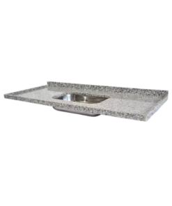 Sobre o produto A Pia de Granito Cinza Corumbá com Cuba de Aço Inox combina elegância e durabilidade. A superfície de granito Cinza Corumbá oferece um toque sofisticado, enquanto a cuba de aço inox proporciona resistência e facilidade de limpeza. Essa combinação é ideal para cozinhas, oferecendo uma estética atraente e funcionalidade prática. [divider] Sobre nós  Bem-vindo ao Atacadão dos Pisos, o destino final para todas as suas necessidades de materiais de construção! Com nossa ampla gama de produtos, ajudamos você a construir a casa dos seus sonhos. Nossa loja tem tudo que você precisa, desde pisos até revestimentos e muito mais. Além disso, com mais de 300 modelos de pisos e revestimentos à sua escolha, você encontra exatamente o que procura para dar o acabamento perfeito à sua casa. Entendemos que o tempo é fundamental quando se trata de projetos de construção. Por isso, oferecemos entrega em até 48 horas dentro do estado do Rio de Janeiro. Dessa forma, você não precisa se preocupar com atrasos ou tempos de espera prolongados. Nós temos você coberto! No Atacadão dos Pisos, também proporcionamos opções de pagamento flexíveis para facilitar sua compra. Você pode pagar em até 10 vezes sem juros, permitindo que você se concentre na construção da sua casa sem se preocupar com o encargo financeiro. Queremos fazer parte da sua felicidade, ajudando na construção da casa dos sonhos. Reconhecemos que uma casa confortável e acolhedora é essencial para o bem-estar geral. Por isso, queremos ajudá-lo a alcançar essa felicidade, fornecendo-lhe os melhores materiais de construção. Convidamo-lo a visitar a nossa loja física, onde o nosso pessoal simpático e experiente terá todo o prazer em ajudá-lo na sua compra. Estamos localizados em Av. Presidente Lincoln, 411 ou 410 | Jardim Meriti - São João de Meriti, RJ, e mal podemos esperar para recebê-lo! Venha e veja você mesmo porque o Atacadão dos Pisos é a melhor escolha para todas as suas necessidades, proporcionando uma casa recheada de felicidade para você e sua família. Veja mais como a Pia de Granito Cinza clicando aqui!