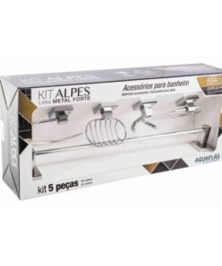 Kit Acessório Para Banheiro Plazza | 5 Peças