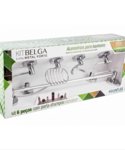 Kit Acessório Para Banheiro Plazza | 6 Pçs