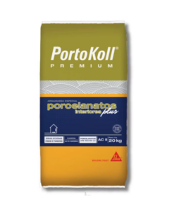 Argamassa Porcelanato Interiores Plus Colante ACII | PortoKoll PREMIUM®