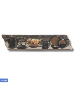 Sobre o produto  A faixa decorativa DS 31.064 da Giseli apresenta uma encantadora estampa com imagens de pão e garrafa térmica, proporcionando um toque acolhedor e charmoso para a decoração da sua cozinha. Com uma variação de 1 face na superfície, essa faixa destaca-se pela sua versatilidade e capacidade de adicionar personalidade ao ambiente. O acabamento brilhante confere um aspecto elegante à faixa decorativa, complementando o design com sofisticação. Com dimensões de 8 por 33 centímetros, essa faixa é ideal para áreas internas, sendo uma escolha perfeita para decorar sua cozinha de forma única e aconchegante. Renove o visual do seu espaço culinário com a faixa decorativa DS 31.064 da Giseli. [divider] Sobre nós Bem-vindo ao Atacadão dos Pisos, o destino final para todas as suas necessidades de materiais de construção! Com nossa ampla gama de produtos, ajudamos você a construir a casa dos seus sonhos. Nossa loja tem tudo que você precisa, desde pisos até revestimentos e muito mais. Além disso, com mais de 300 modelos de pisos e revestimentos à sua escolha, você encontra exatamente o que procura para dar o acabamento perfeito à sua casa. Entendemos que o tempo é fundamental quando se trata de projetos de construção. Por isso, oferecemos entrega em até 48 horas dentro do estado do Rio de Janeiro. Dessa forma, você não precisa se preocupar com atrasos ou tempos de espera prolongados. Nós temos você coberto! No Atacadão dos Pisos, também proporcionamos opções de pagamento flexíveis para facilitar sua compra. Você pode pagar em até 10 vezes sem juros, permitindo que você se concentre na construção da sua casa sem se preocupar com o encargo financeiro. Queremos fazer parte da sua felicidade, ajudando na construção da casa dos sonhos. Reconhecemos que uma casa confortável e acolhedora é essencial para o bem-estar geral. Por isso, queremos ajudá-lo a alcançar essa felicidade, fornecendo-lhe os melhores materiais de construção. Convidamo-lo a visitar a nossa loja física, onde o nosso pessoal simpático e experiente terá todo o prazer em ajudá-lo na sua compra. Estamos localizados em Av. Presidente Lincoln, 411 ou 410 | Jardim Meriti - São João de Meriti, RJ, e mal podemos esperar para recebê-lo! Venha e veja você mesmo porque o Atacadão dos Pisos é a melhor escolha para todas as suas necessidades, proporcionando uma casa recheada de felicidade para você e sua família. Veja mais como o Faixa Decorativa DS 31.064 clicando aqui!