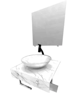 Sobre o produto O Gabinete Ipanema Pettra Branco Marmorizado, com suas dimensões compactas de 47x53 centímetros e acabamento elegante em vidro, destaca-se como uma solução versátil e esteticamente atraente para banheiros. Com uma tonalidade branca marmorizada, esse gabinete oferece um visual contemporâneo e sofisticado, adicionando um toque de elegância ao ambiente. As dimensões cuidadosamente projetadas tornam o gabinete adequado para espaços menores, garantindo armazenamento funcional sem comprometer a área disponível. O acabamento em vidro não apenas contribui para a estética refinada, mas também oferece uma superfície fácil de limpar e resistente à umidade, características essenciais para ambientes de banheiro. As portas e compartimentos do gabinete proporcionam espaço organizado para itens pessoais, contribuindo para a manutenção da ordem no ambiente. Fabricado com foco na qualidade, o Gabinete Ipanema Pettra Branco Marmorizado combina funcionalidade com um design atraente, sendo uma escolha prática e estilosa para otimizar o espaço do banheiro. [divider] Sobre nós Bem-vindo ao Atacadão dos Pisos, o destino final para todas as suas necessidades de materiais de construção! Com nossa ampla gama de produtos, ajudamos você a construir a casa dos seus sonhos. Nossa loja tem tudo que você precisa, desde pisos até revestimentos e muito mais. Além disso, com mais de 300 modelos de pisos e revestimentos à sua escolha, você encontra exatamente o que procura para dar o acabamento perfeito à sua casa. Entendemos que o tempo é fundamental quando se trata de projetos de construção. Por isso, oferecemos entrega em até 48 horas dentro do estado do Rio de Janeiro. Dessa forma, você não precisa se preocupar com atrasos ou tempos de espera prolongados. Nós temos você coberto! No Atacadão dos Pisos, também proporcionamos opções de pagamento flexíveis para facilitar sua compra. Você pode pagar em até 10 vezes sem juros, permitindo que você se concentre na construção da sua casa sem se preocupar com o encargo financeiro. Queremos fazer parte da sua felicidade, ajudando na construção da casa dos sonhos. Reconhecemos que uma casa confortável e acolhedora é essencial para o bem-estar geral. Por isso, queremos ajudá-lo a alcançar essa felicidade, fornecendo-lhe os melhores materiais de construção. Convidamo-lo a visitar a nossa loja física, onde o nosso pessoal simpático e experiente terá todo o prazer em ajudá-lo na sua compra. Estamos localizados em Av. Presidente Lincoln, 411 ou 410 | Jardim Meriti - São João de Meriti, RJ, e mal podemos esperar para recebê-lo! Venha e veja você mesmo porque o Atacadão dos Pisos é a melhor escolha para todas as suas necessidades, proporcionando uma casa recheada de felicidade para você e sua família. Veja mais como o Gabinete Ipanema branco clicando aqui !! 