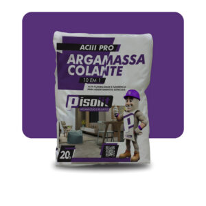 Argamassa pisolit ACIII flexivel 10 em 1 cinza