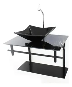 KIT GABINETE DE VIDRO 60CM - FUMÊ - VMEX