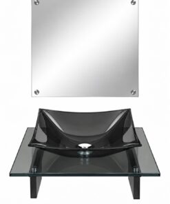 KIT DE VIDRO VMEX 40X40 BOSTON SLIM FUME